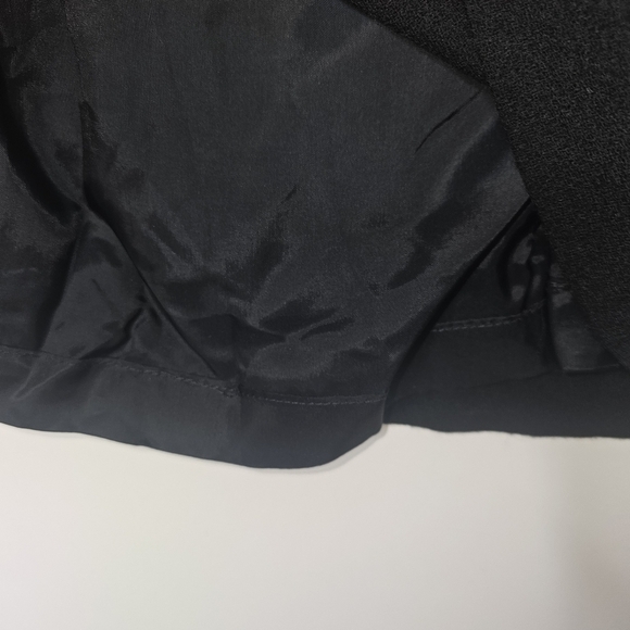 Dara Lamb Haute de Gamme Double Breasted Blazer Dress w/ Belt Black Size Small - Picture 7 of 12